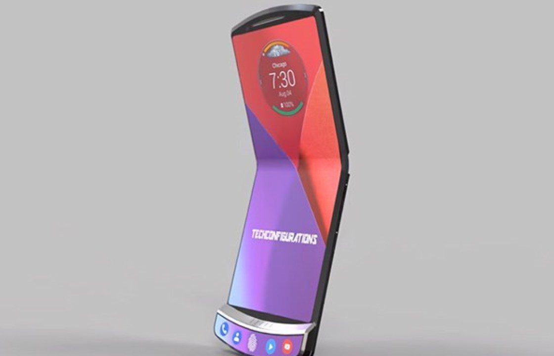 Razr celular dobrável da Motorola — © Reprodução 