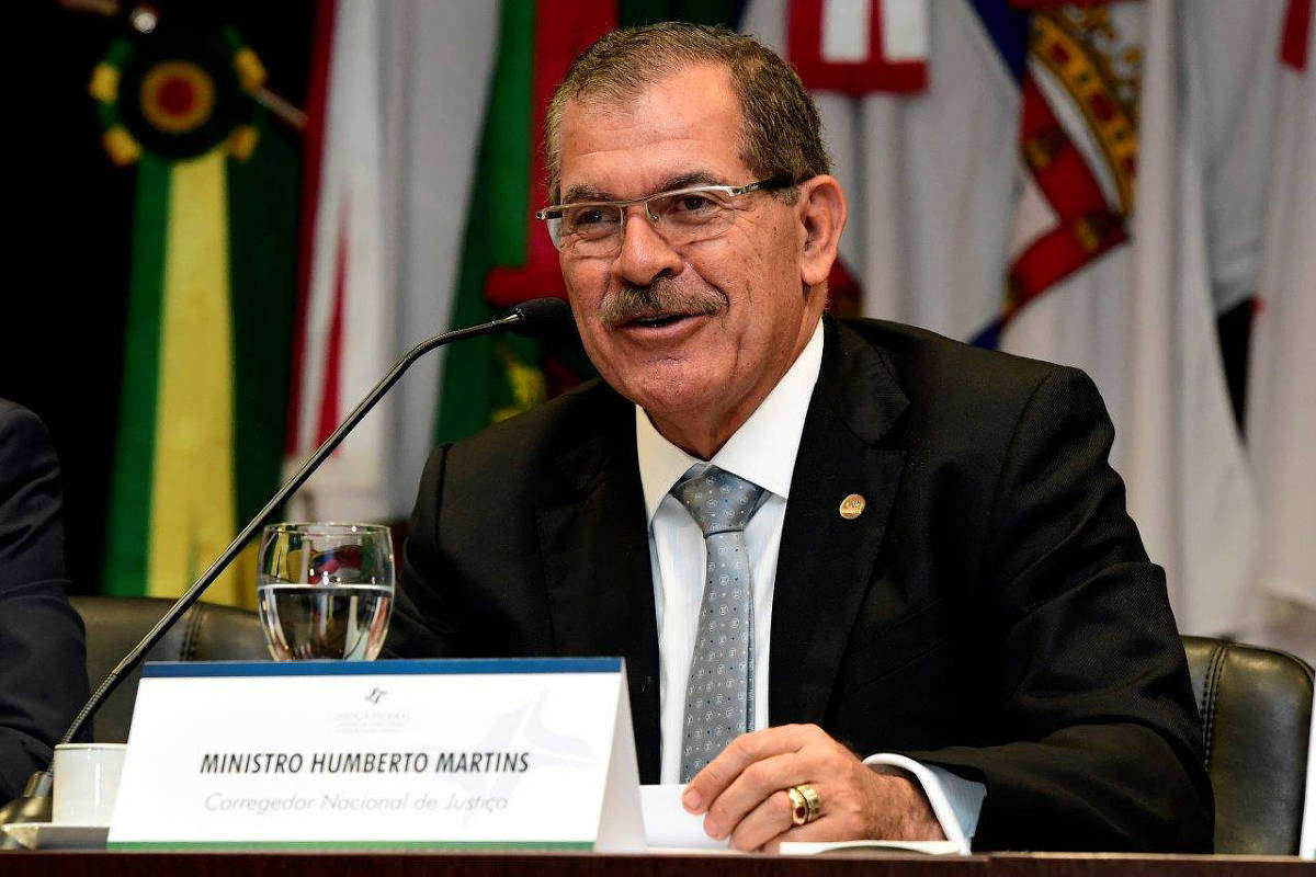 Corregedor Nacional de Justiça, ministro Humberto Martins — © Reprodução 