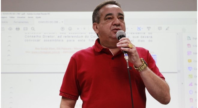 Presidente do CRB Marcos Barbosa — © Douglas Araújo