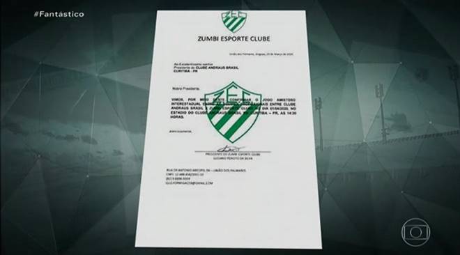 Logo do Zumbi Esporte Clube - @reprodução