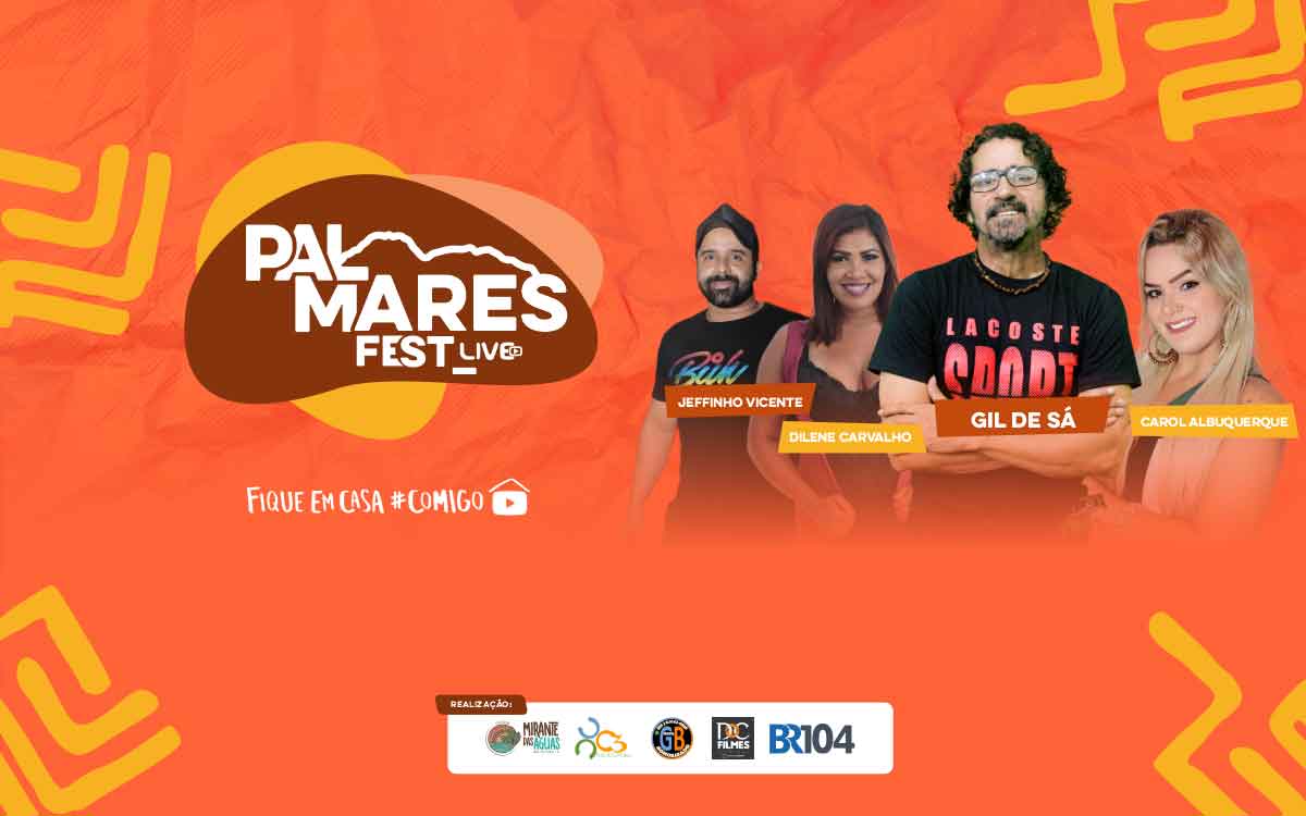 Lançamento da Palmares Fest Live reunirá artistas locais em live especial no próximo sábado (30)
