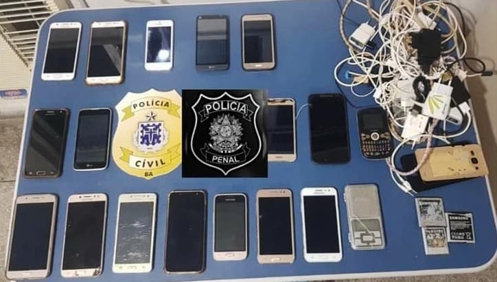 Operação apreende vários celulares no Presídio Regional de Paulo Afonso