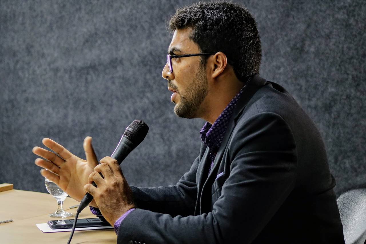 Cássio Cesar durante o BR Entrevistas -@BR104