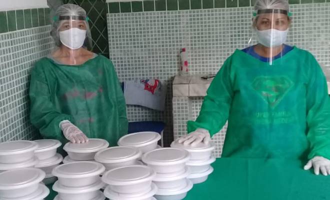 Distribuição de merendas nas escolas publicas em União dos Palmares