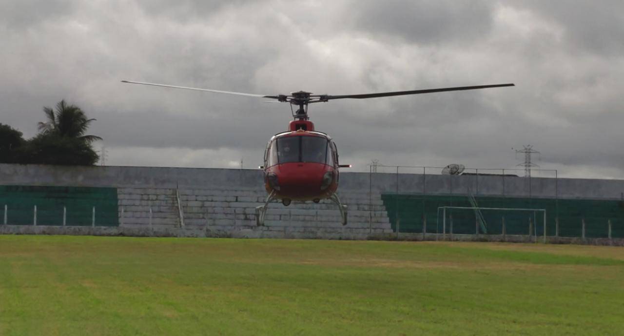 Momento em que a aeronave decola - @Valdão