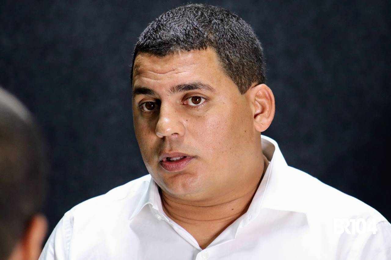 Vereador Caju, durante participação no BR Entrevistas