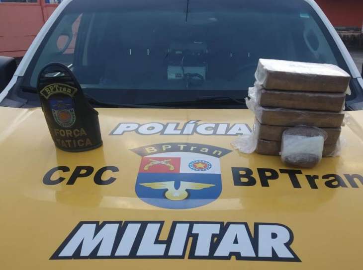 Polícia prende suspeito com drogas avaliadas em R$ 100 mil