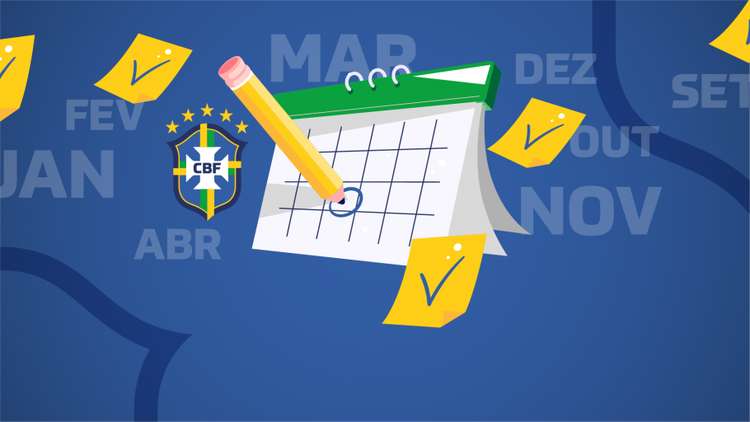 Novo calendário do futebol brasileiro é anunciado pela CBF