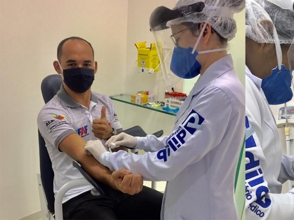 Árbitros da FAF são submetidos a exames de detecção da Covid-19 antes da retomada do Alagoano