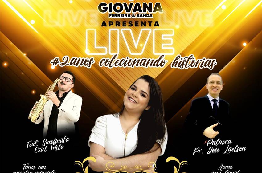 Live da Giovana Ferreira - Divulgação