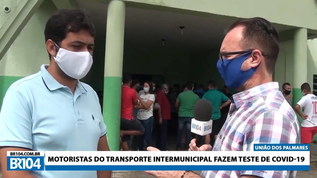 Motoristas do transporte complementar fazem teste de Covid-19 em União