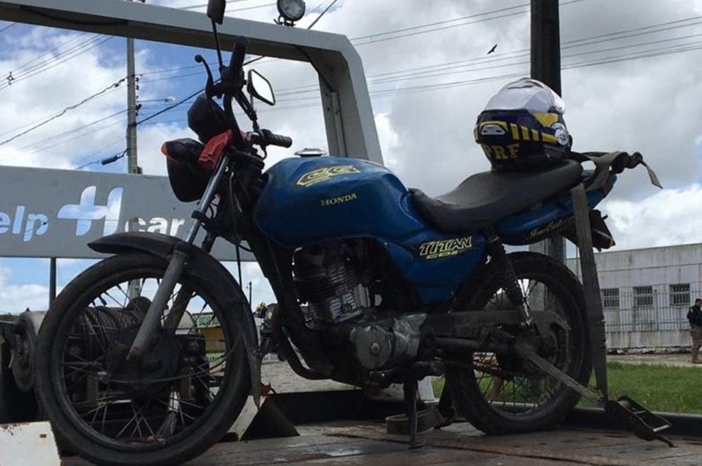 Homem é preso ao ser flagrado com motocicleta roubada em Murici