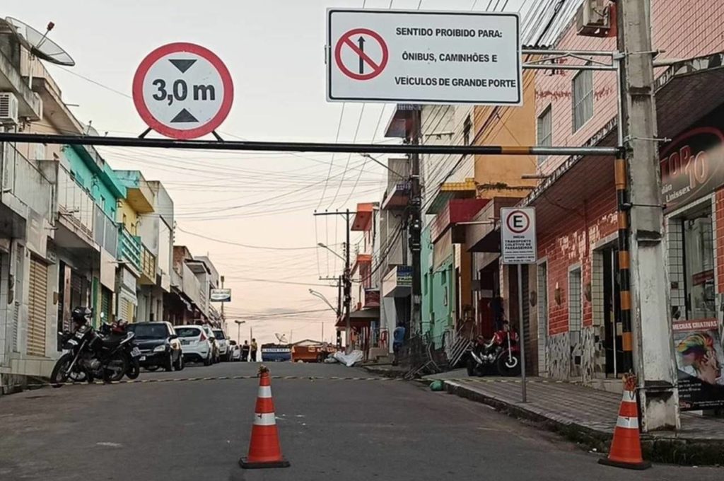 Trecho da rua Miguel Palmeira em União dos Palmares passa a ser mão única