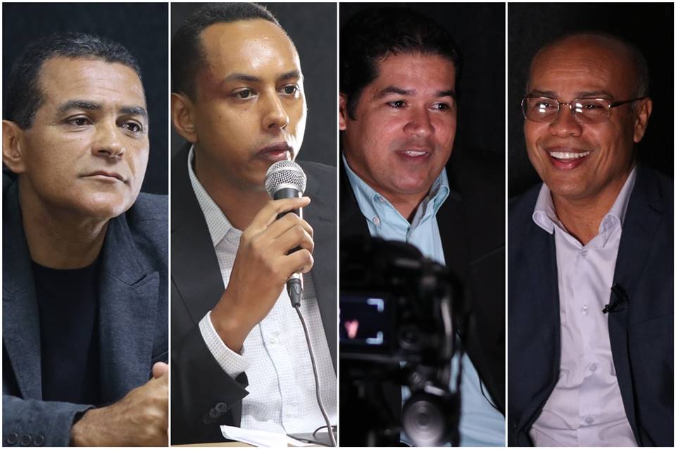 Comentaristas do programa 'BR104 Eleições 2020' — © BR104