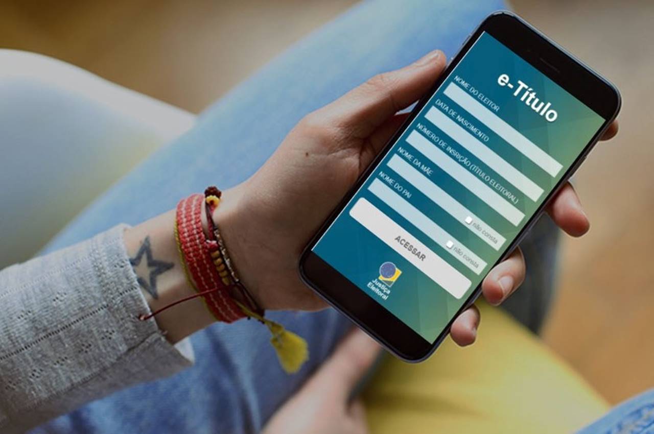 E-Título pode ser usado como documento oficial no dia da votação — © Reprodução