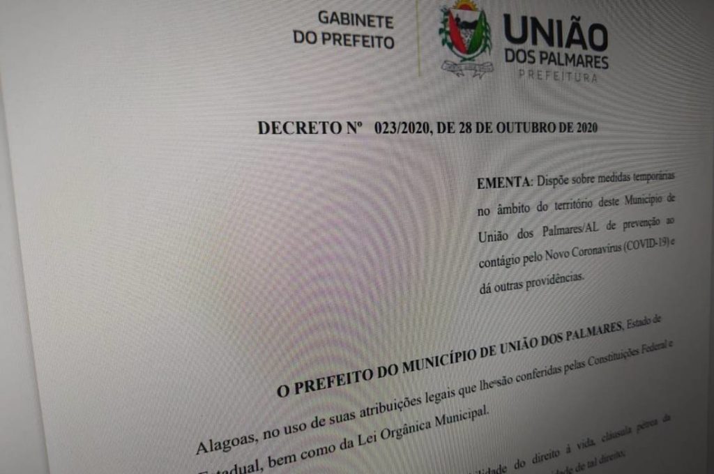 União dos Palmares estabelece normas para visitas aos cemitérios no Dia de Finados