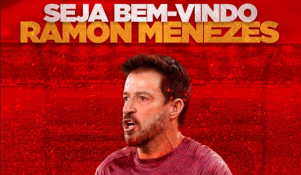 Novo treinador do CRB, Ramon Menezes — © Reprodução