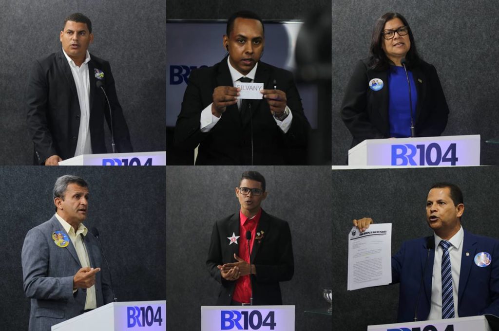 Debate à Prefeitura de União dos Palmares reúne cinco candidatos — © Alyson Santos/BR104