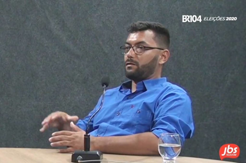 Doniego Rocha, candidato a vice-prefeito de União, é entrevistado pelo BR104