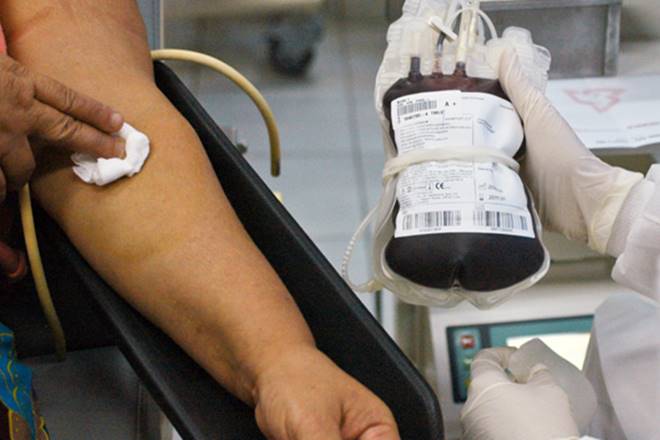 Hemoal faz coleta de sangue no HRM, em União dos Palmares, nesta terça (10) — © Reprodução
