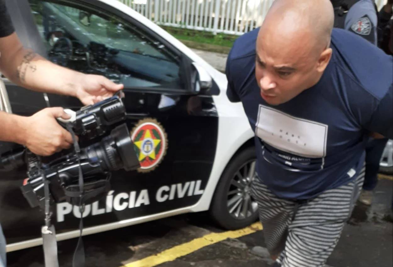 Sargento Lopes, apontado como líder da milícia — © Cyro Neves/Super Rádio Tupi