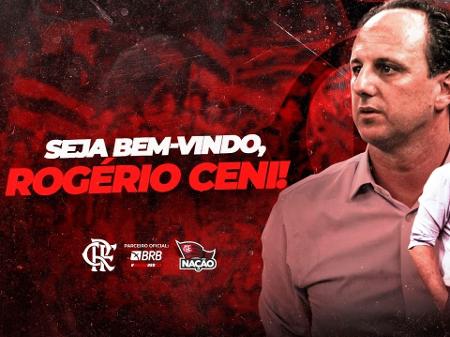 Flamengo anuncia Rogério Ceni como novo técnico do clube — © Assessoria/Flamengo