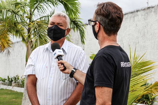 Célio Duarte em entrevista ao BR104 — © Rayanne Rodrigues/BR104