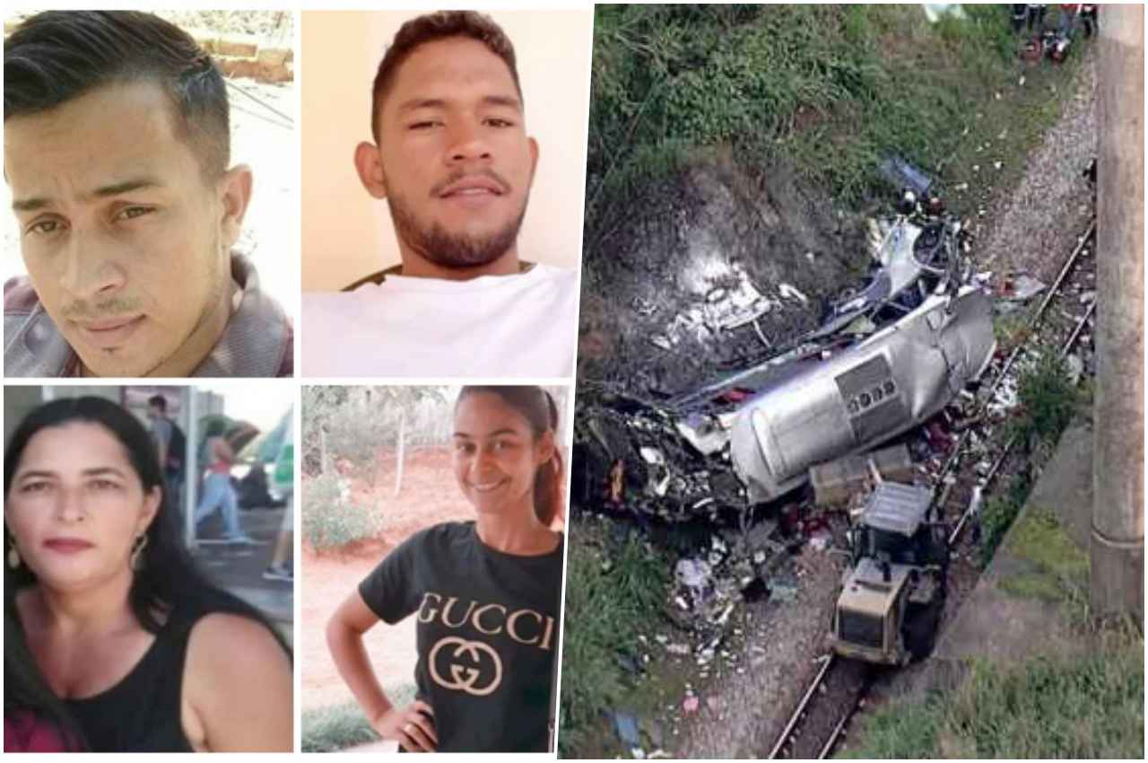 Mortos e sobreviventes em acidente na cidade de João Monlevade - MG