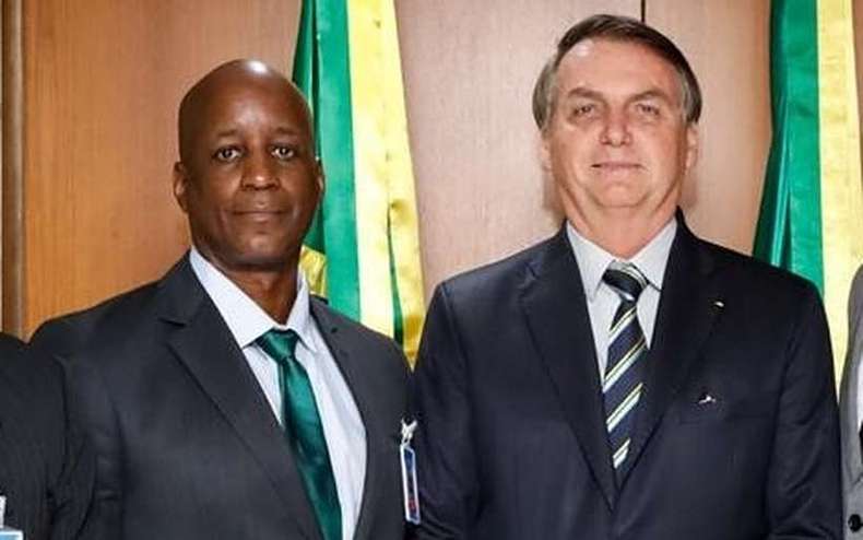 Sérgio Camargo e Jair Bolsonaro