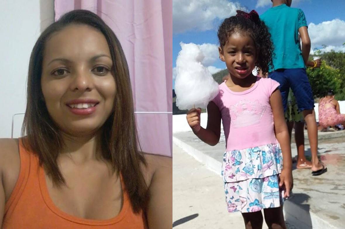 Brenda Carollyne, de 5 anos, foi morta pela própria mãe com requintes de crueldade — © Reprodução