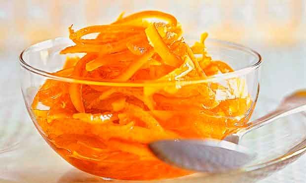 Doce de casca de laranja — © Reprodução