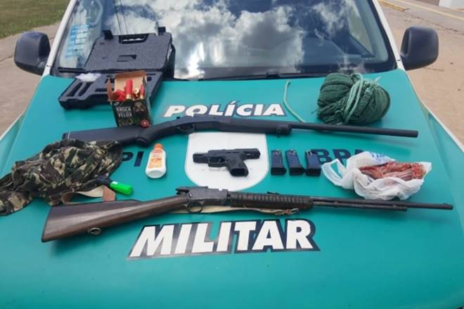 Ações do BPA resultam em apreensão de armas em Murici e Barra de Santo Antônio