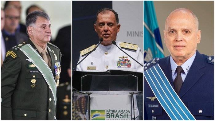 Comandantes das Forças Armadas Brasileira — © Reprodução