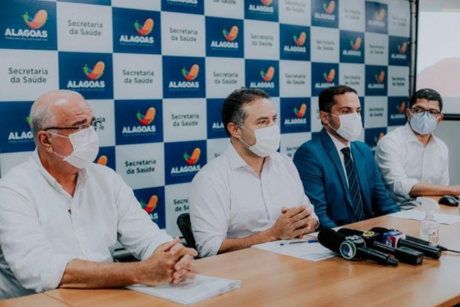 Renan Filho mantém Alagoas na fase vermelha e autoriza reabertura de bares