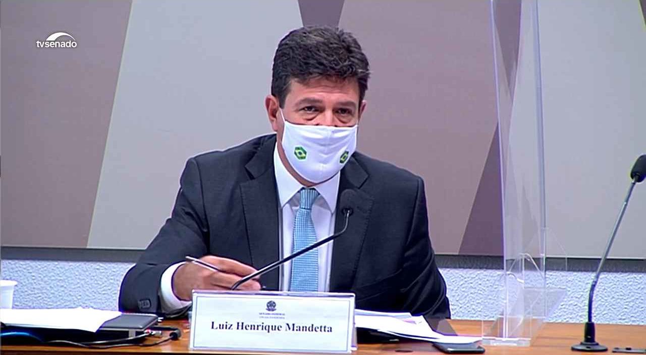  Luiz Henrique Mandetta – © Reprodução/TV senado