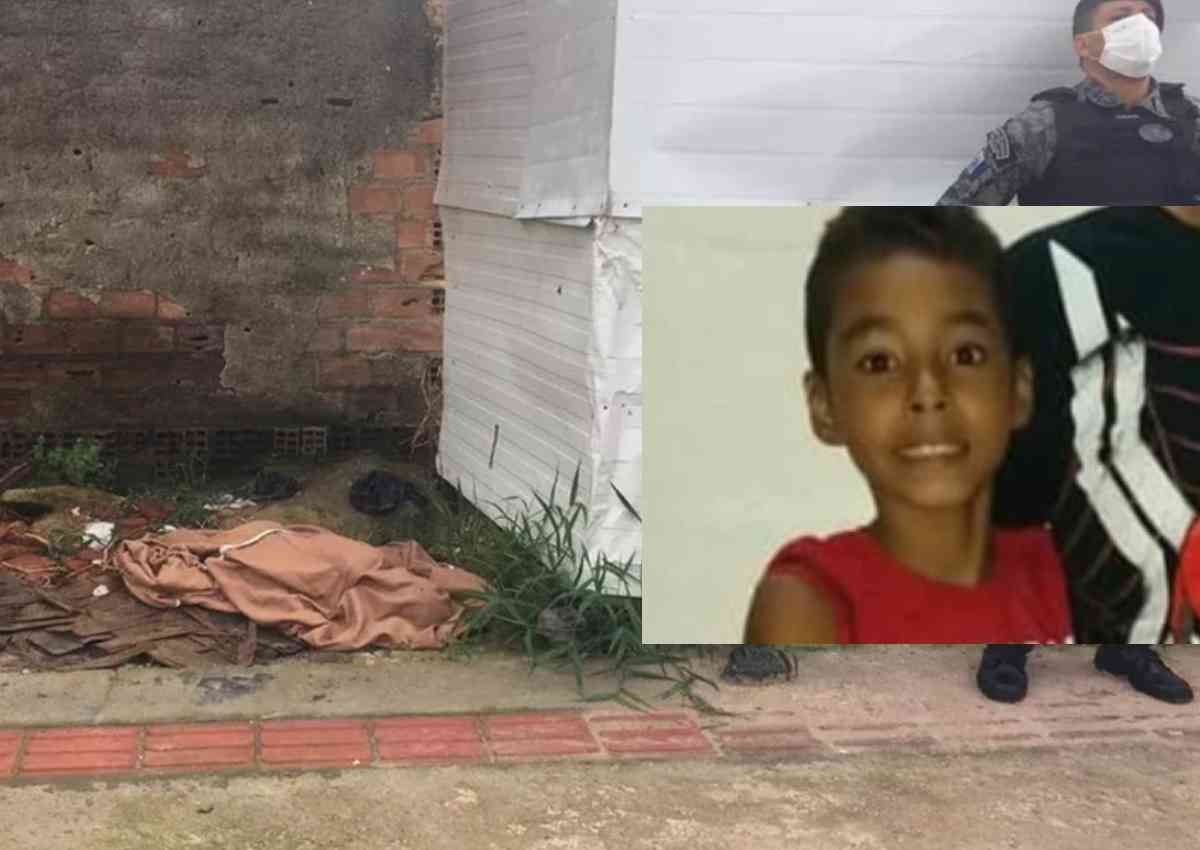 Corpo de Rhaniel Pedro, de 10 anos, foi encontrado no Clima Bom | © G1