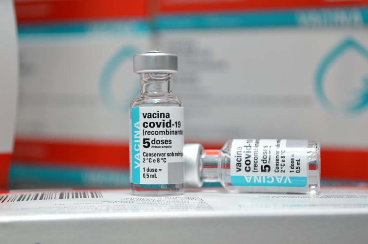 Embalagem da vacina AstraZeneca – © Ascom/Sesau