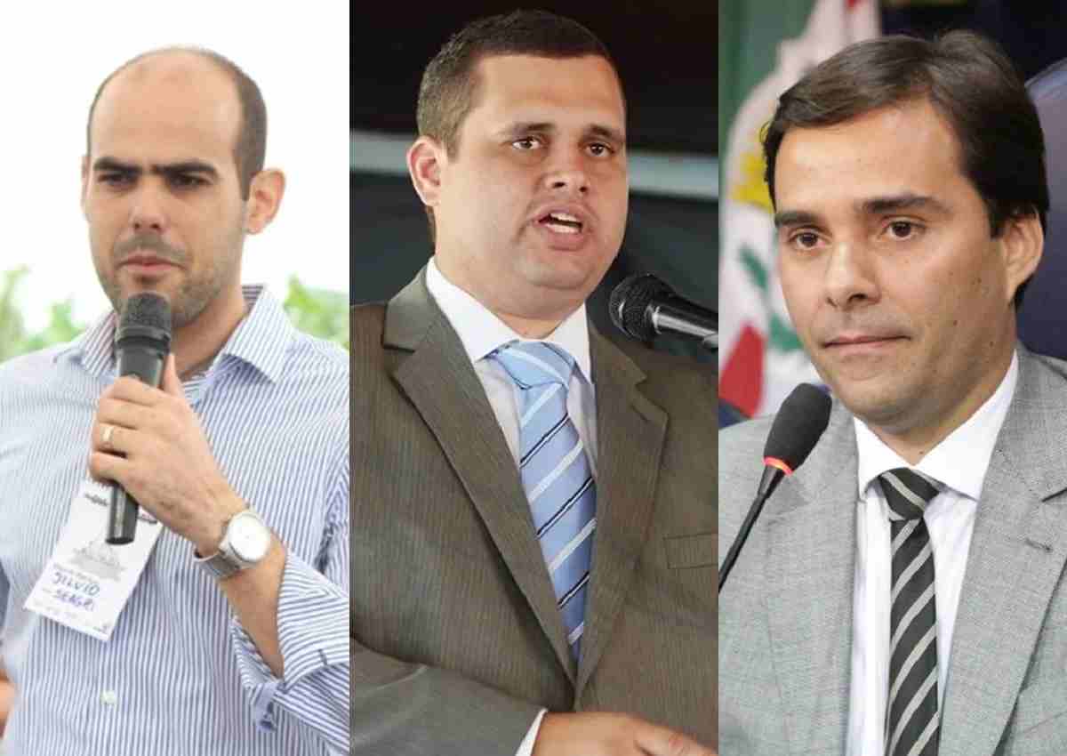Sílvio Bulhões (à esq.), Fernando Pereirao e Kelmann Vieira (à dir.) — Reprodução/Internet