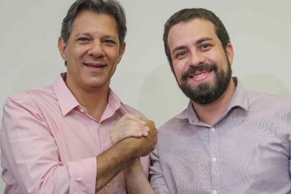 Fernando Haddad (PT) e Guilherme Boulos (PSOL) – © Ricardo Stuckert
