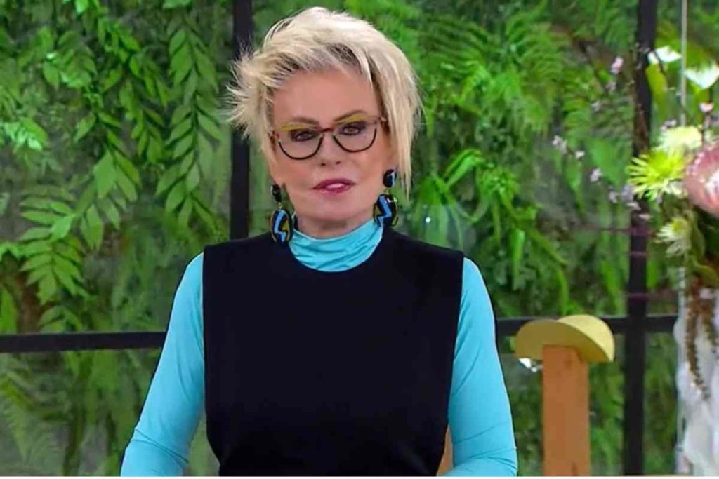 Ana Maria Braga se confunde e chama repórter de Lázaro