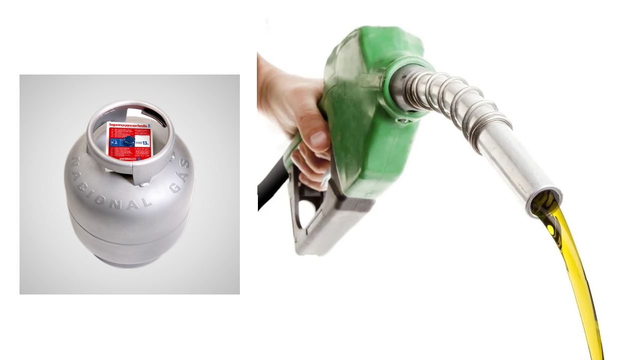 Gás de cozinha e gasolina— ©Foto: Google