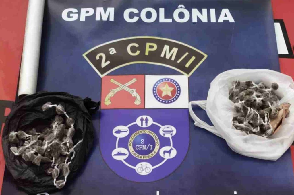 Material apreendido pela 2º CPM/I durante operação em Colônia Leopoldina | © PMAL