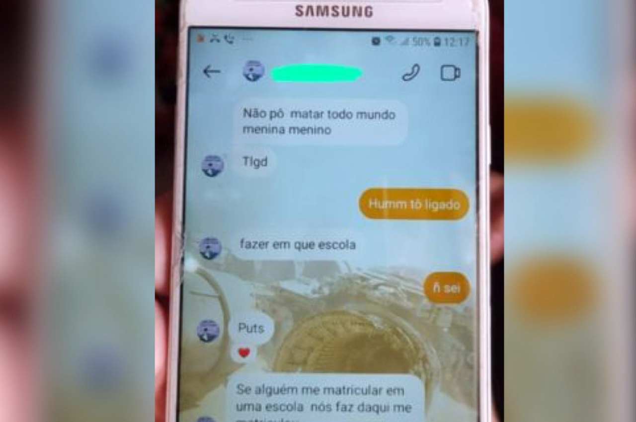 Mensagens trocadas entre adolescentes | © Polícia Civil de Goiás