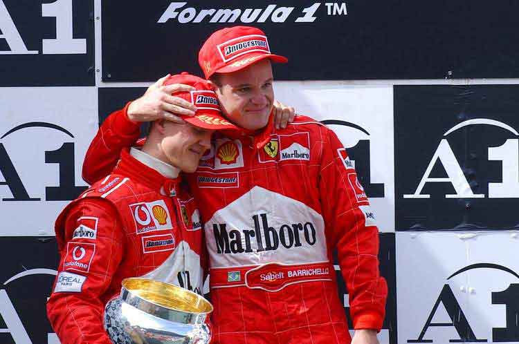 Michael Schumacher e Rubens Barrichelo