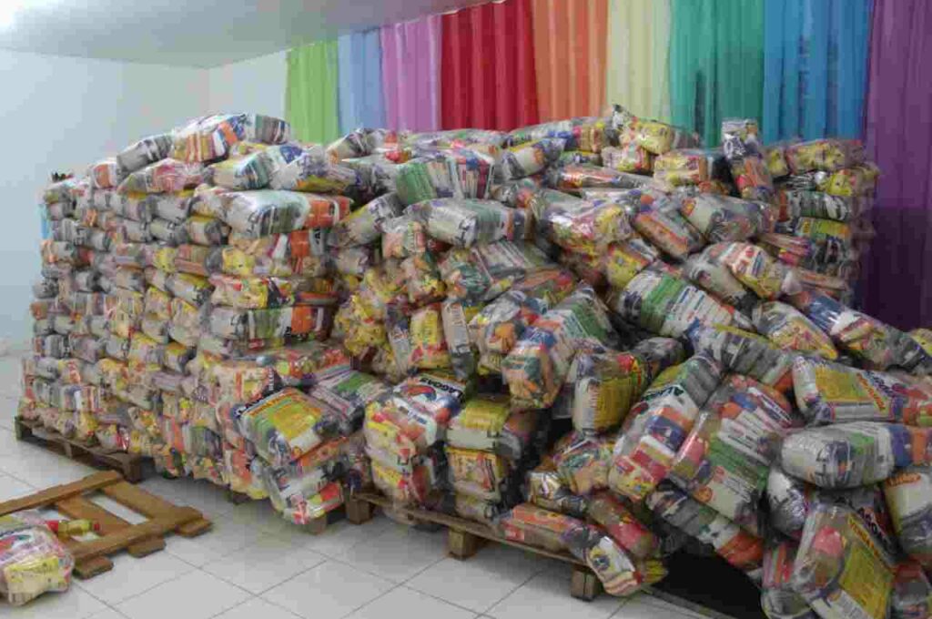 O município recebeu 1.600 cestas do Governo de Alagoas, que já foram entregues ao longo das últimas semanas © Divulgação