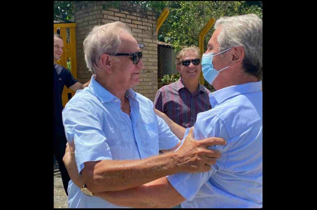 Ex-governador Mano e senador Fernando Collor – © Reprodução