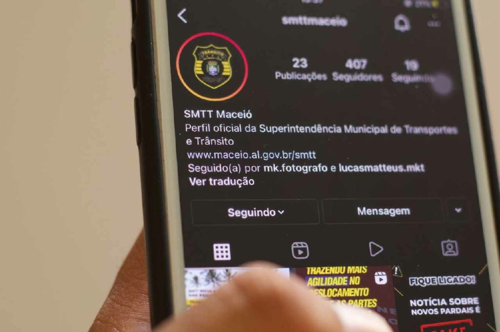 Em Maceió, SMTT cria perfil em rede social para se aproximar ainda mais da população