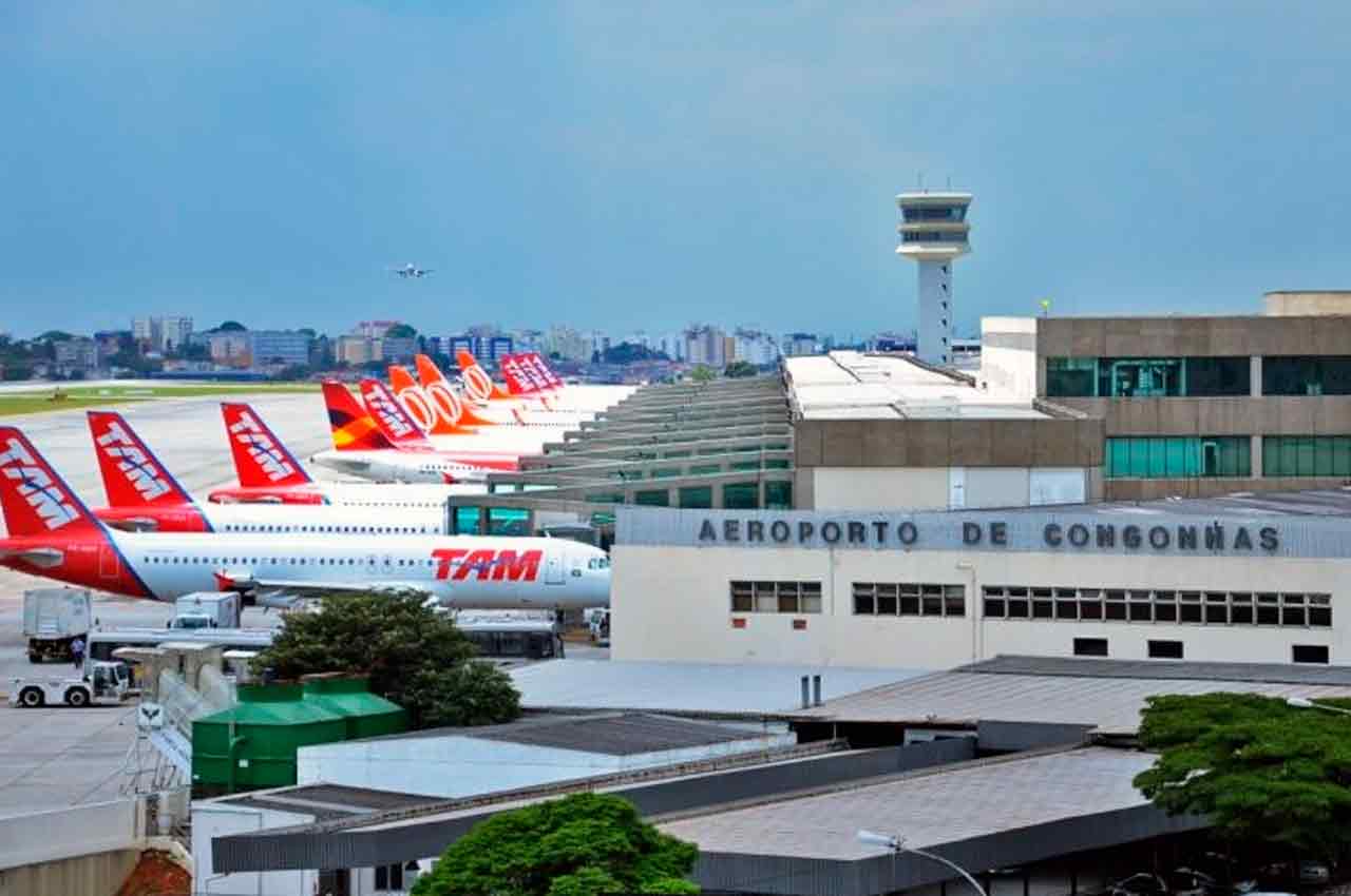 Aeroporto de Congonhas, em São Paulo (SP) | © Reprodução