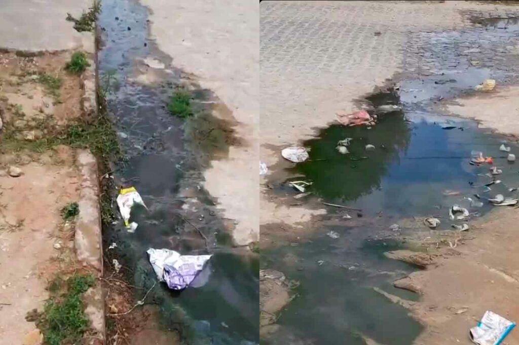 Moradores de bairro em União dos Palmares reclamam de esgoto a céu aberto