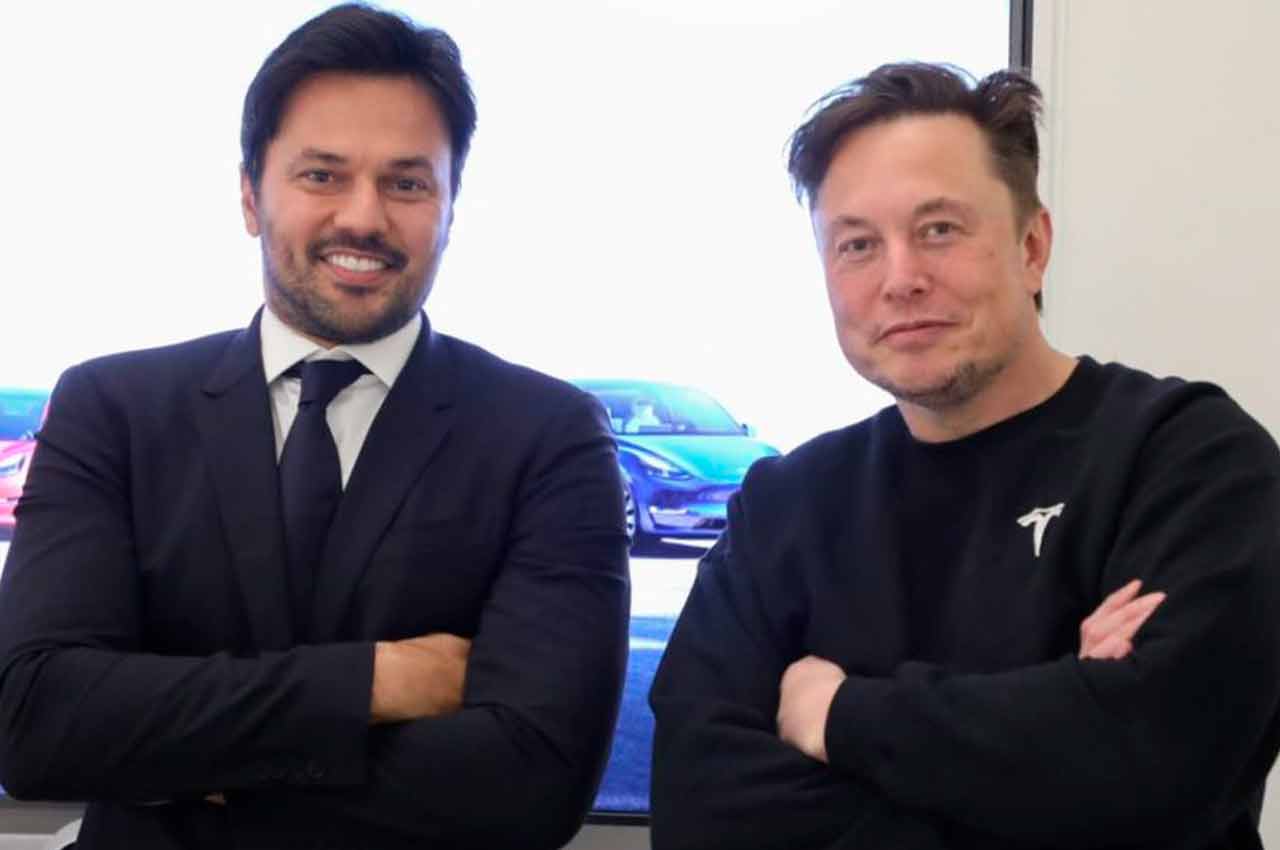 Fábio Faria e Elon Musk - @Reprodução